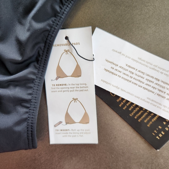 Vix Paula Hermanny Womens Black Mag One Piece Bathing Suit Size Small NWT - Picture 13 of 14